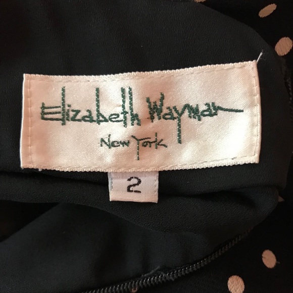 Elizabeth Wayman New York polka dot dress size 2 - Picture 2 of 8